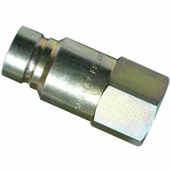 Apache 39040696 .50 in. Body Male Tip Flat Face x .50 in. FNPT- Hydraulic Adapter 157287